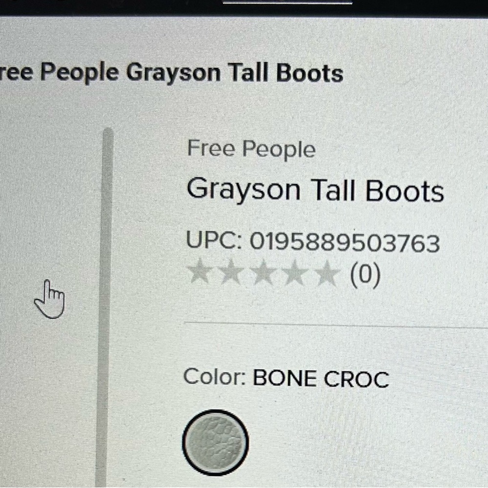 NWT FreePeople Grayson Tall boots - Picture 9 of 9